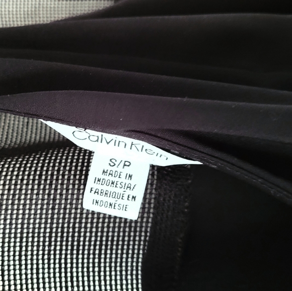 Calvin Klein black   halter top mesh small - Picture 3 of 3